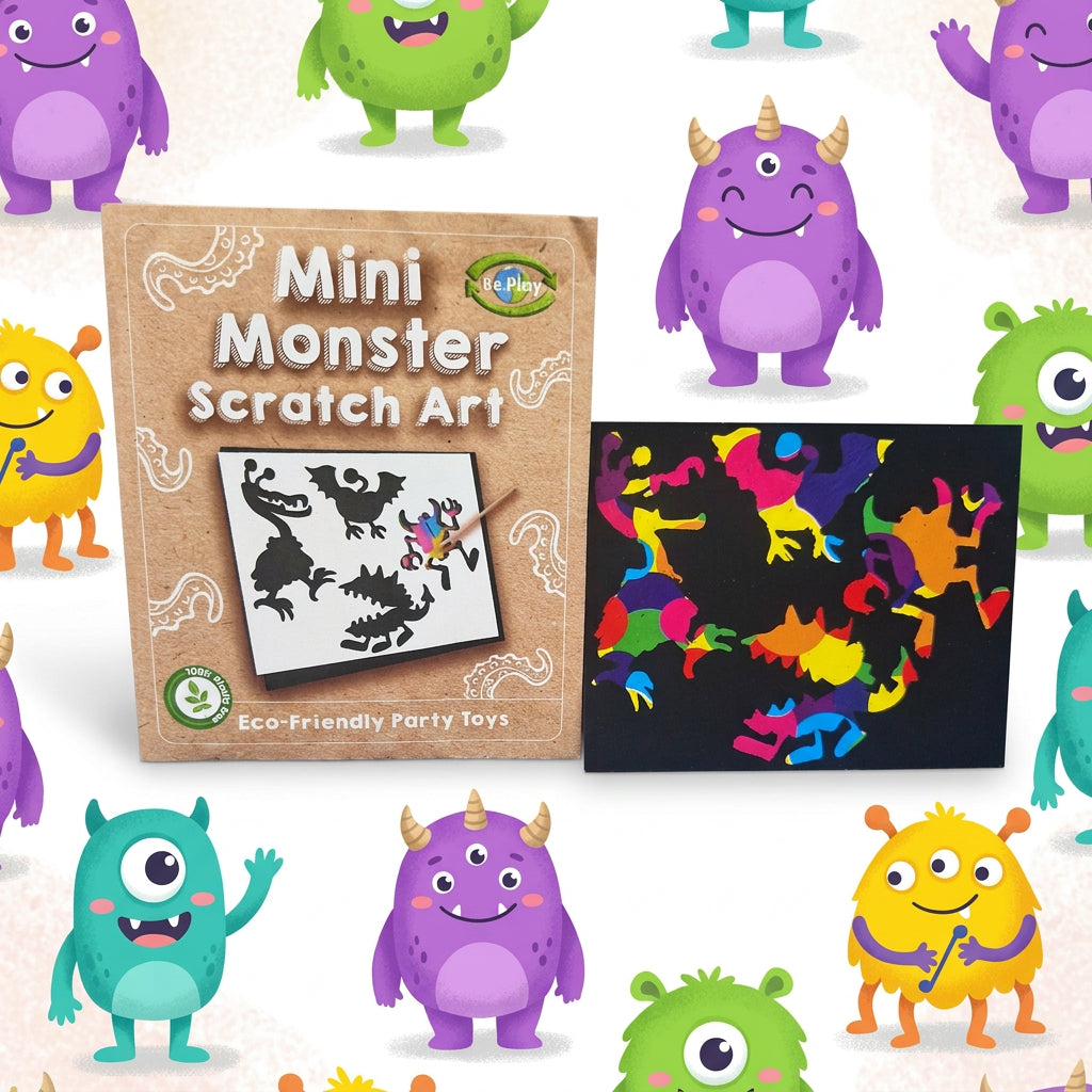 Monster Scratch Art Pack