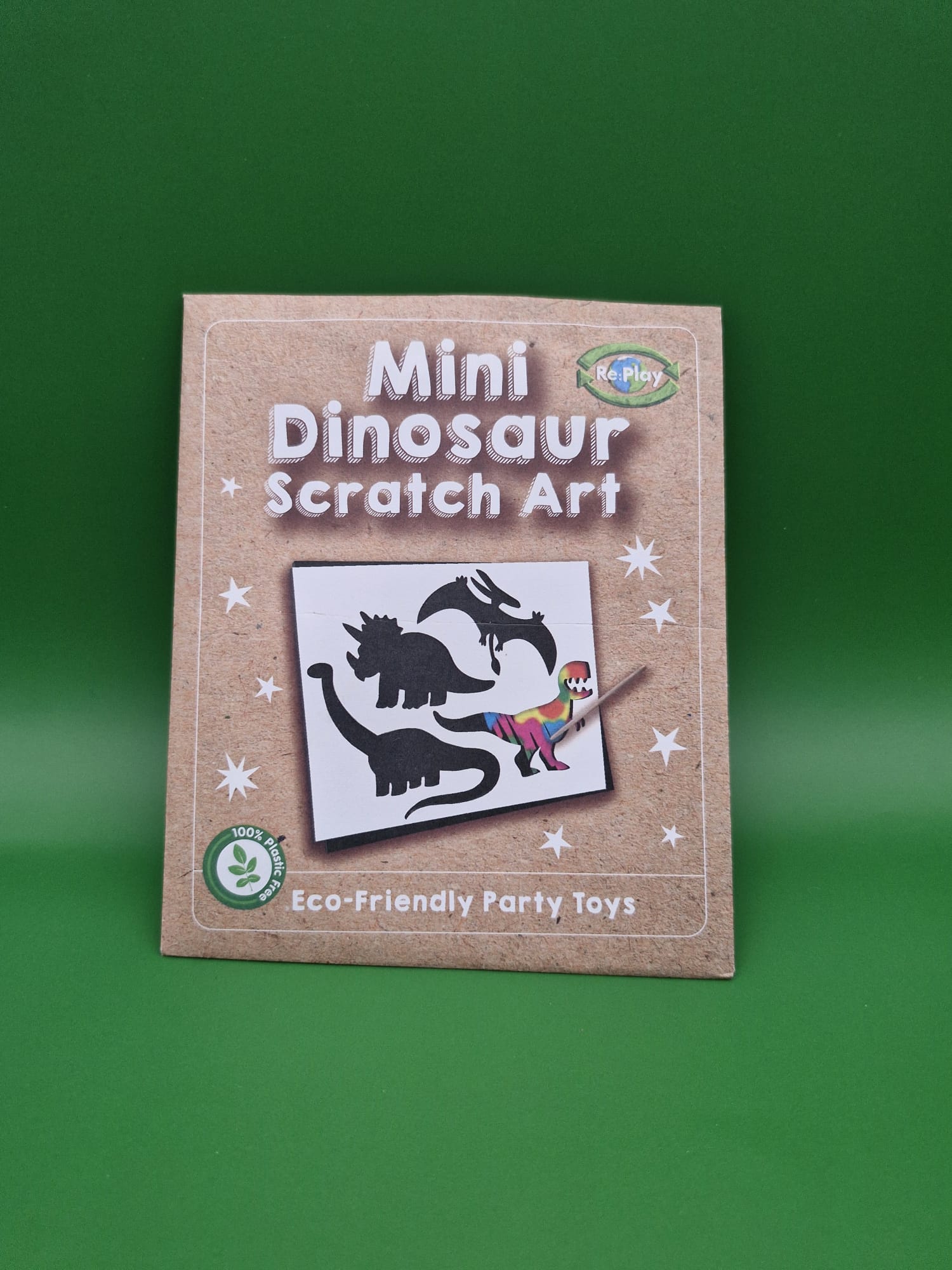 Dinosaur Scratch Art Pack
