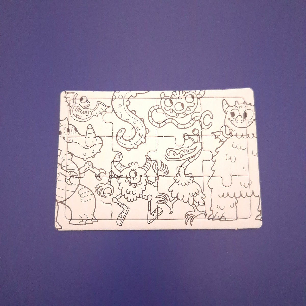 Monster Jigsaw (colour in)