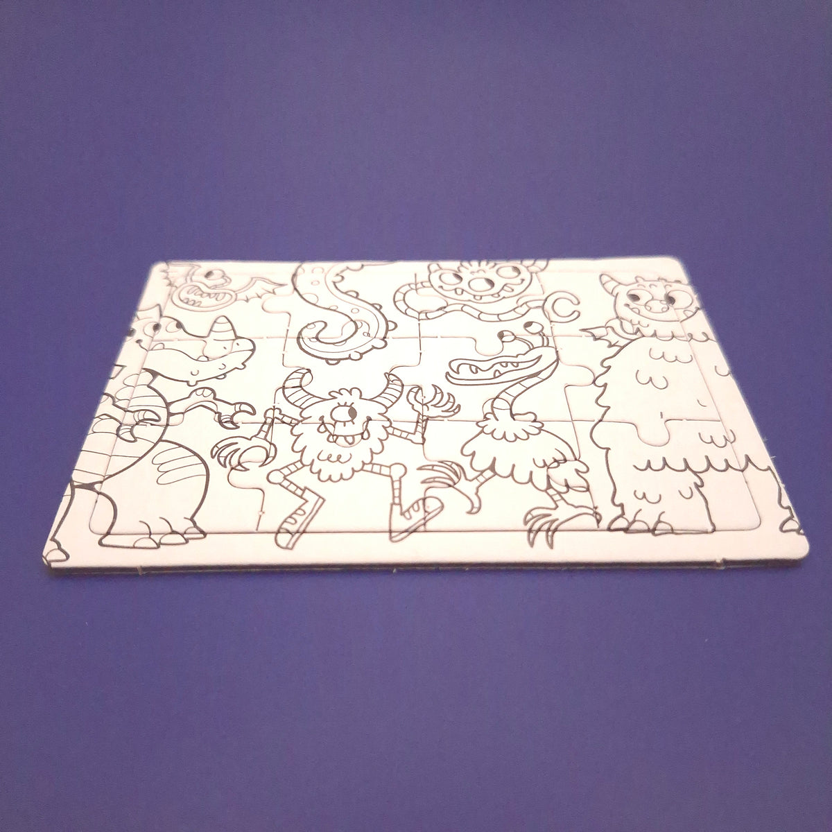 Monster Jigsaw (colour in)